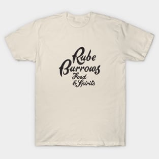 Rube Burrow's - Black T-Shirt